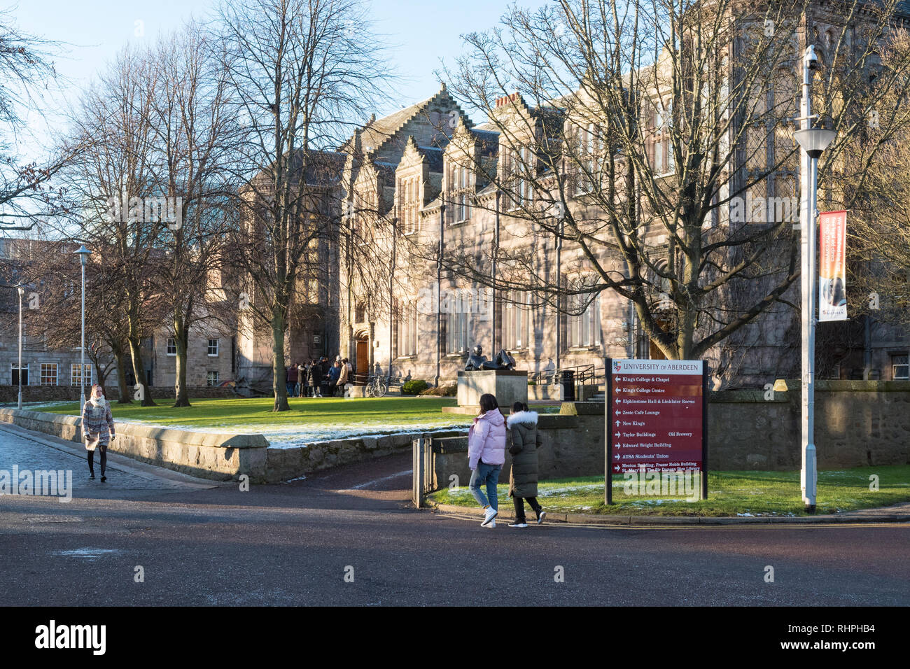 Aberdeen University, Scotland, UK Stock Photo