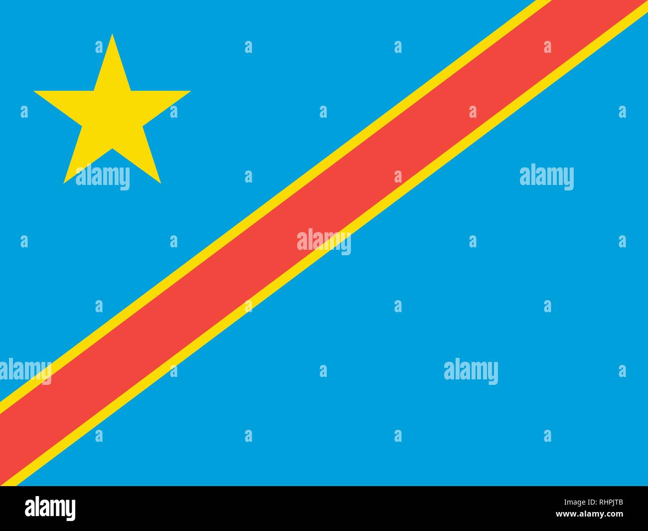 Coloriage Drapeau Congo Kinshasa (2021)