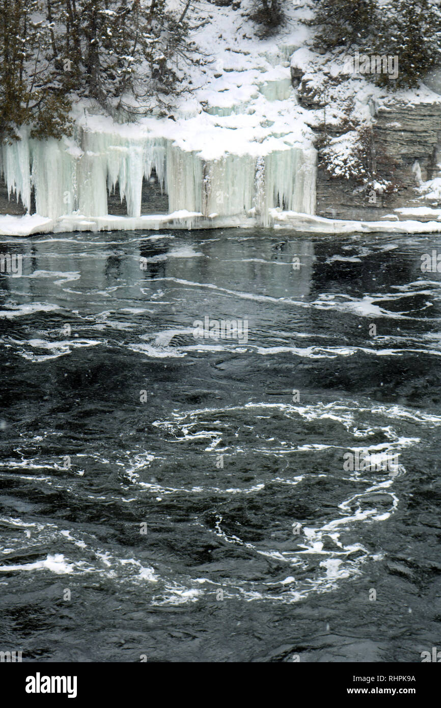 Gorge by Heally Falls Peterborough ON Stock Photo