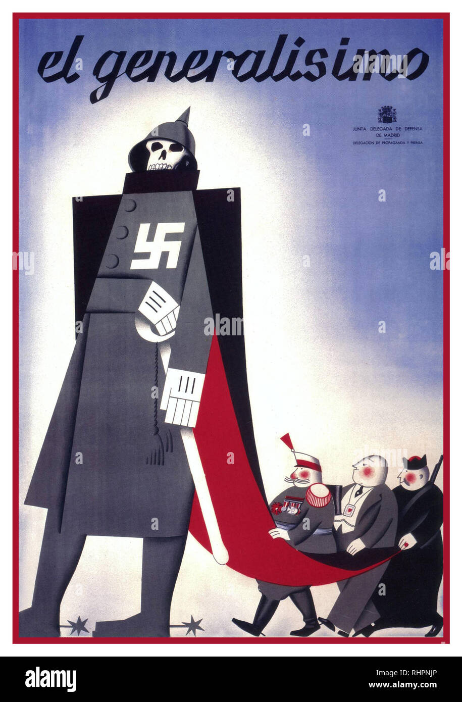 Vintage Anarchist Propaganda Poster 1930s Spanish Revolution Civil War