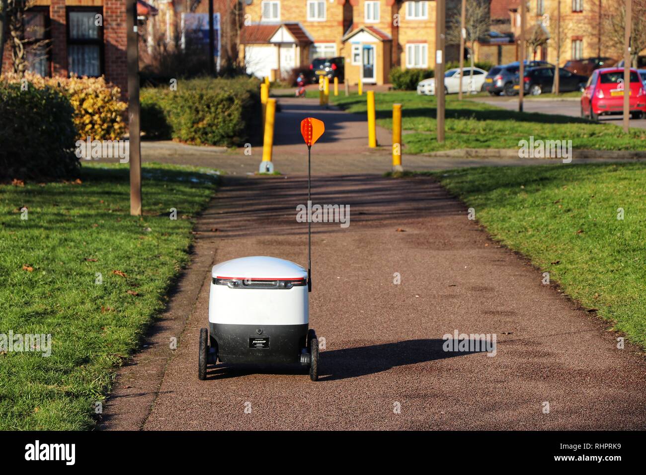 Starship Technologies robot Stock Photo
