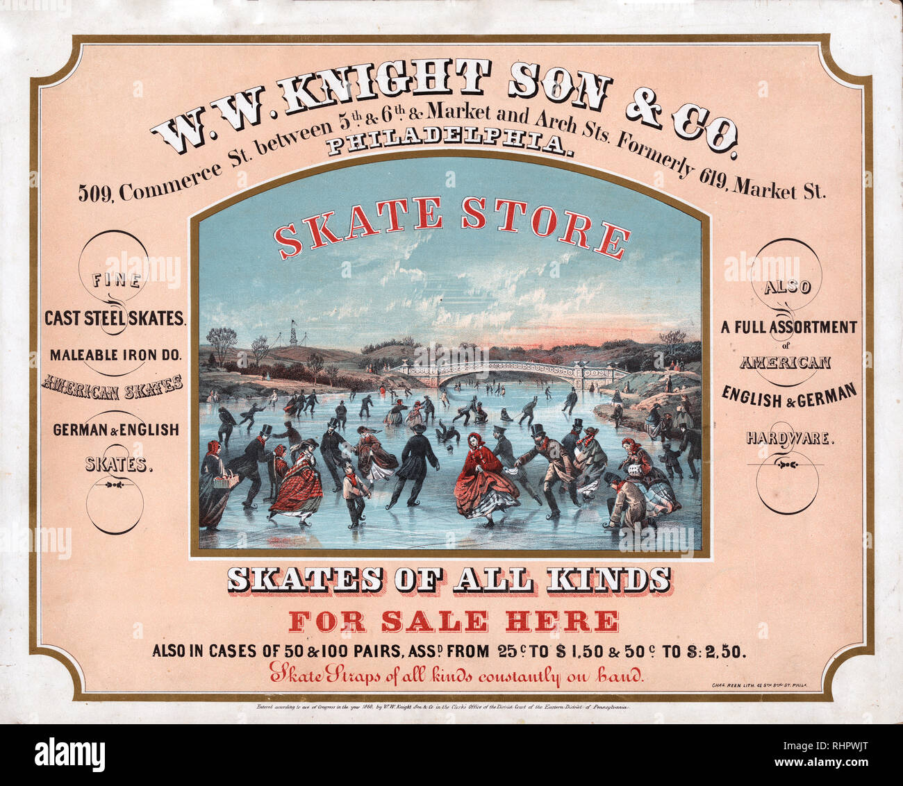 1800s ice skating hires stock photography and images Alamy