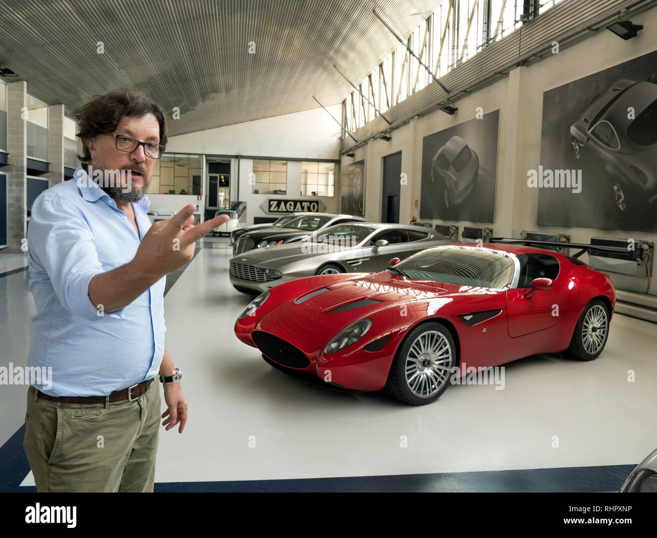 Andrea Zagato At The Zagato Design Studio In Milan Italy Stock Photo 