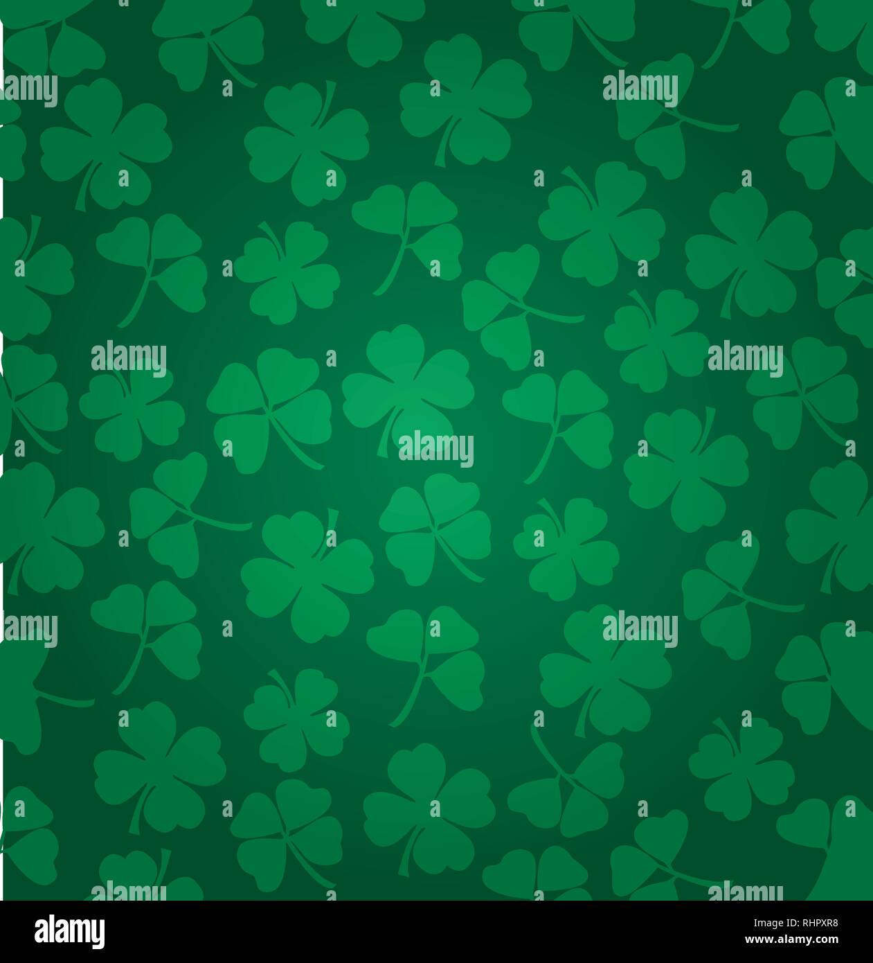 St. Patrick's day vector background with shamrock Stock Vector Image ...