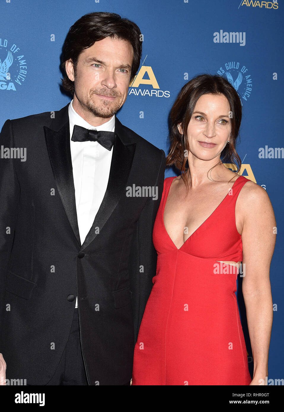 Hollywood Ca February 02 Jason Bateman L And Amanda Anka Attend The 71st Annual Directors Guild Of America Awards At The Ray Dolby Ballroom At H Stock Photo Alamy