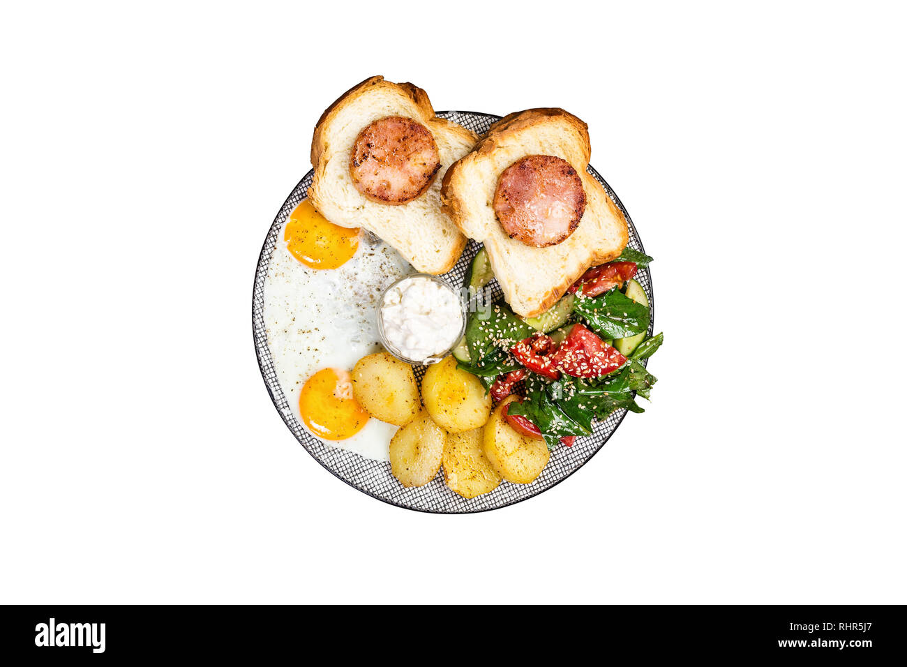 Top view delicious dish Cut Out Stock Images & Pictures - Alamy