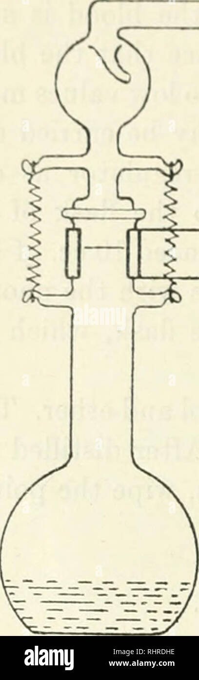 . The Biochemical journal. Biochemistry. 432 K M. l WIDMAHK licfoio distillation, the llask and the distillation tul)o should Ix' boiled out for a few minutes with I ','„ ])hos|)h()iie acid. This is espeeiully important if a eork eonneetion is used hetwecn tlir tuhc and I lie llask. In the distillation of i)uie water or |»hosi)horie aciil solution the strength of the titer of the alkaline iodine solution is diminished to .some extent. In ordei- to determine t he titer two blind tests are carried out before the distiilinfi. ^ Fig. 1 of the blood sample, and one blind test afterwards. In these  Stock Photo