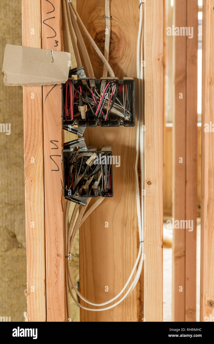 House electricity wires in hi-res stock photography and images - Alamy