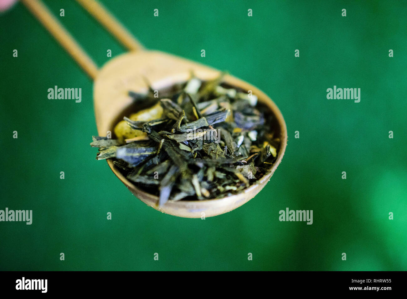 green tea blend Stock Photo Alamy