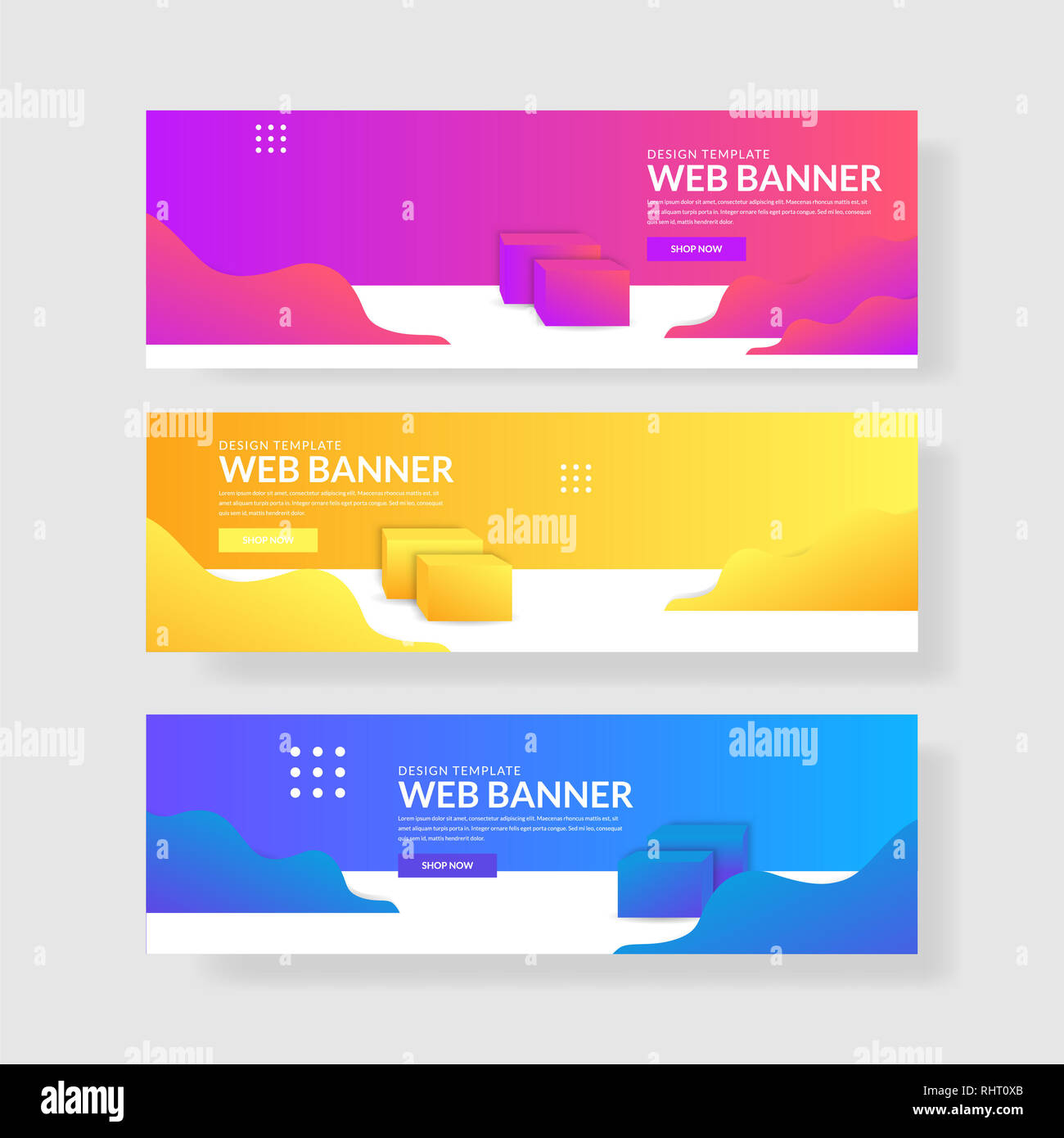 Website banner ui ux Stock Photo - Alamy