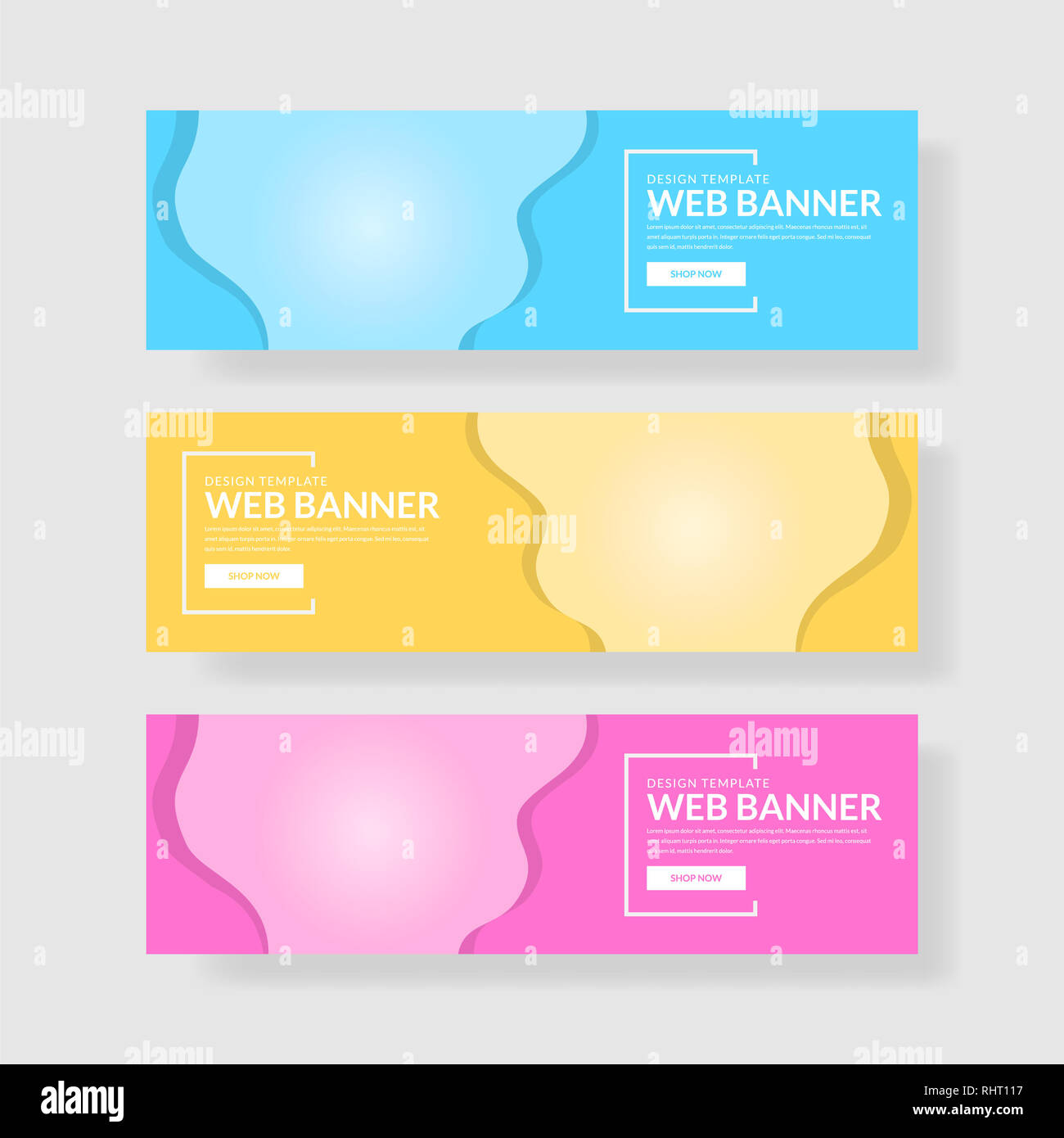 Website banner ui ux Stock Photo - Alamy
