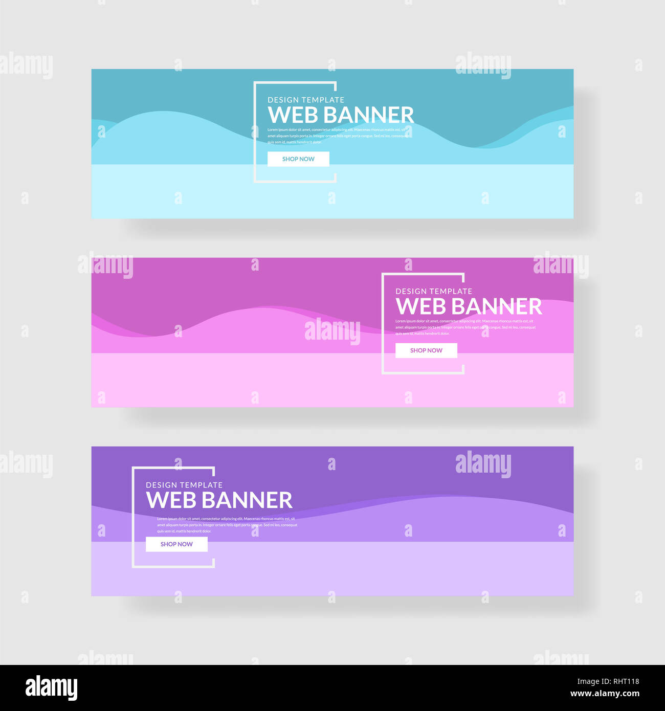 Website banner ui ux Stock Photo - Alamy