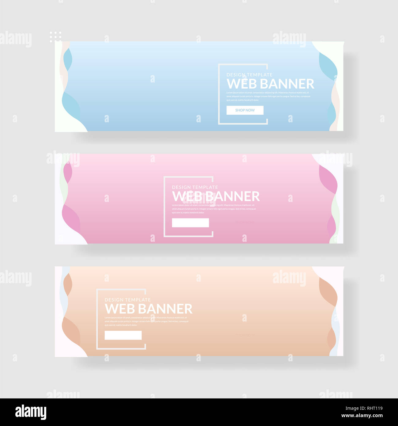 Website banner ui ux Stock Photo - Alamy