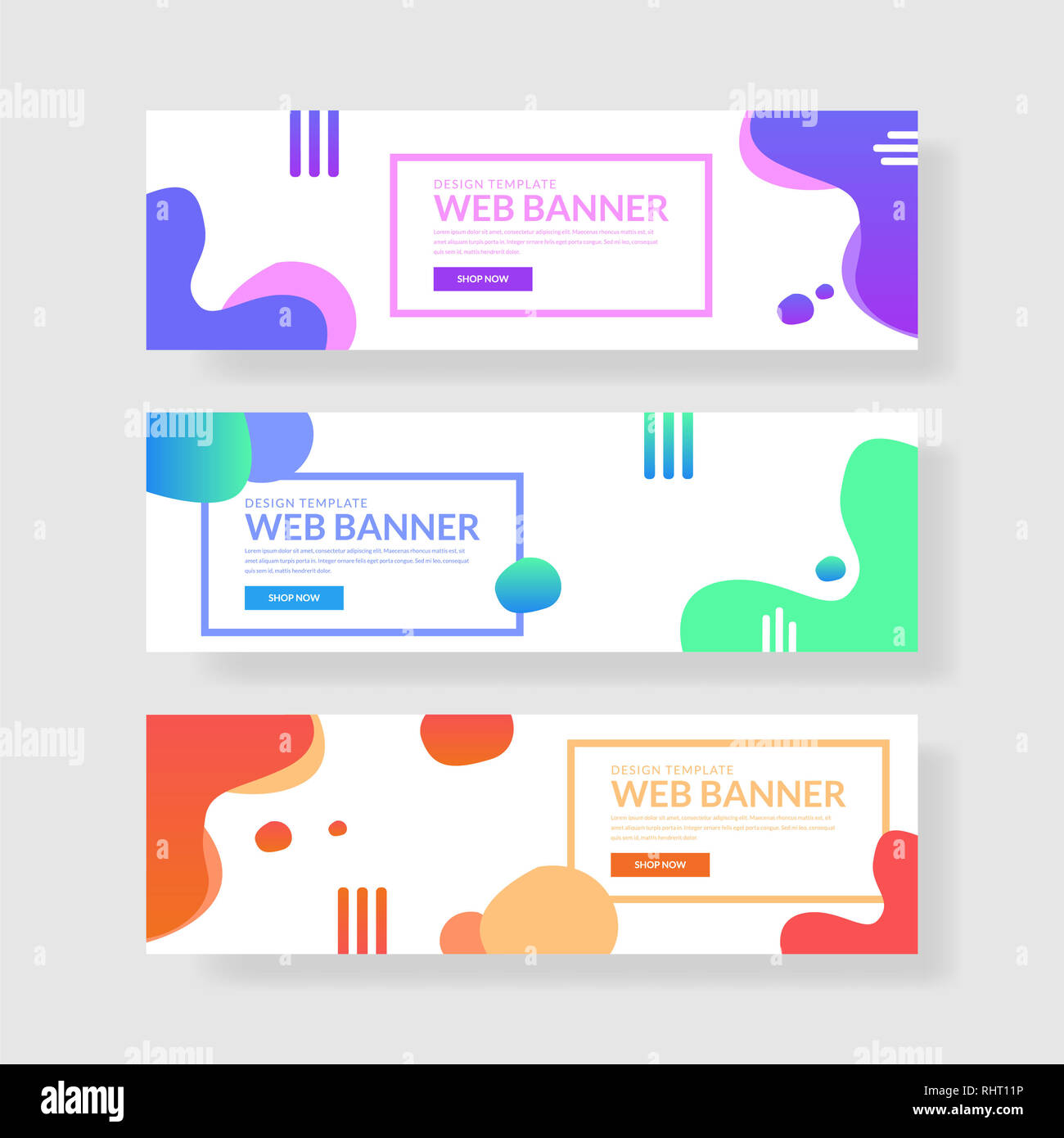 Website banner ui ux Stock Photo - Alamy