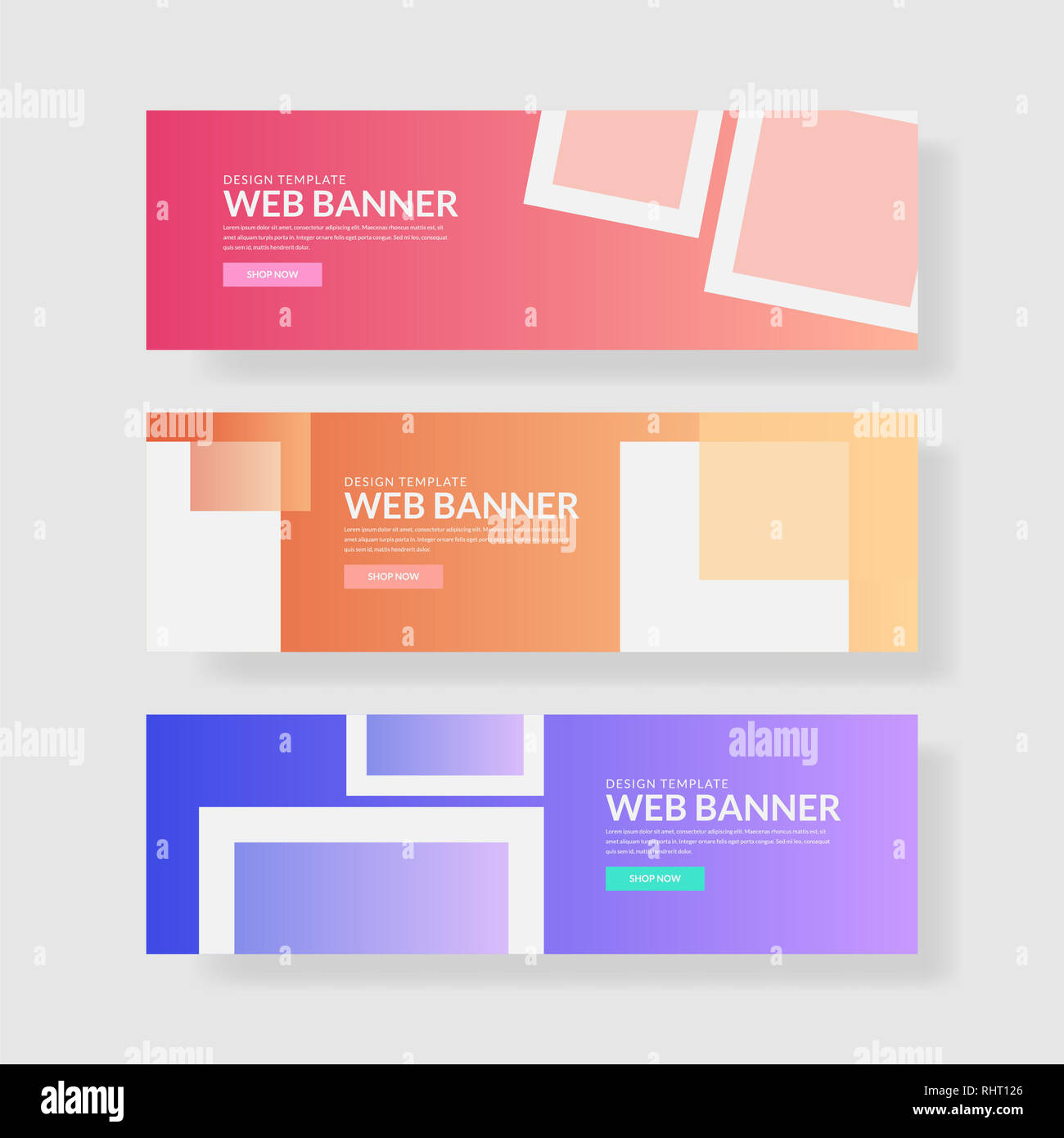 Website banner ui ux Stock Photo - Alamy