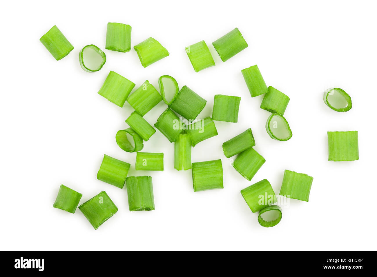 Sliced scallion spring onion green hi-res stock photography and images ...