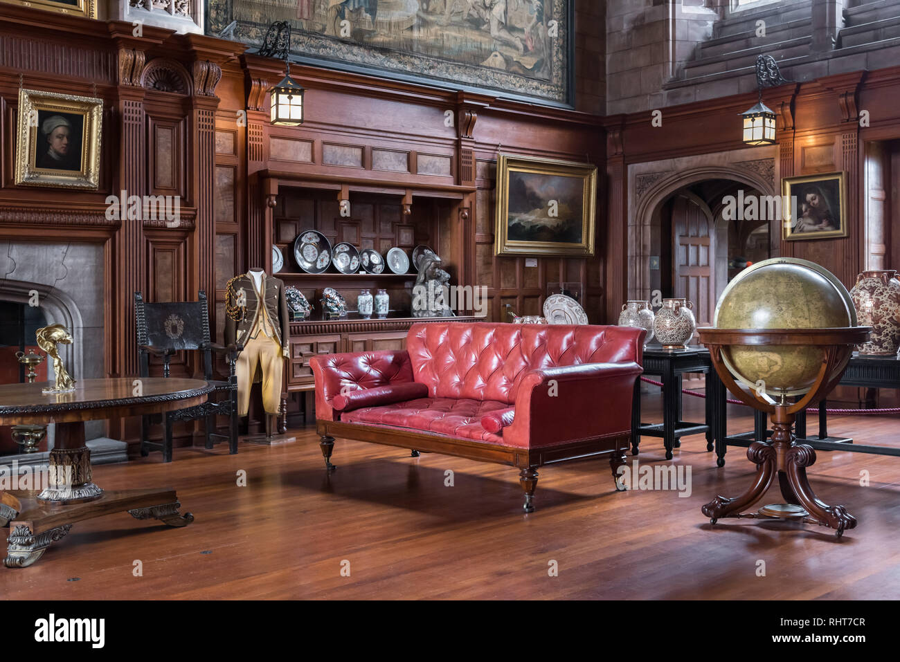 Cross Hall, Bamburgh Castle, Northumberland, UK Stock Photo