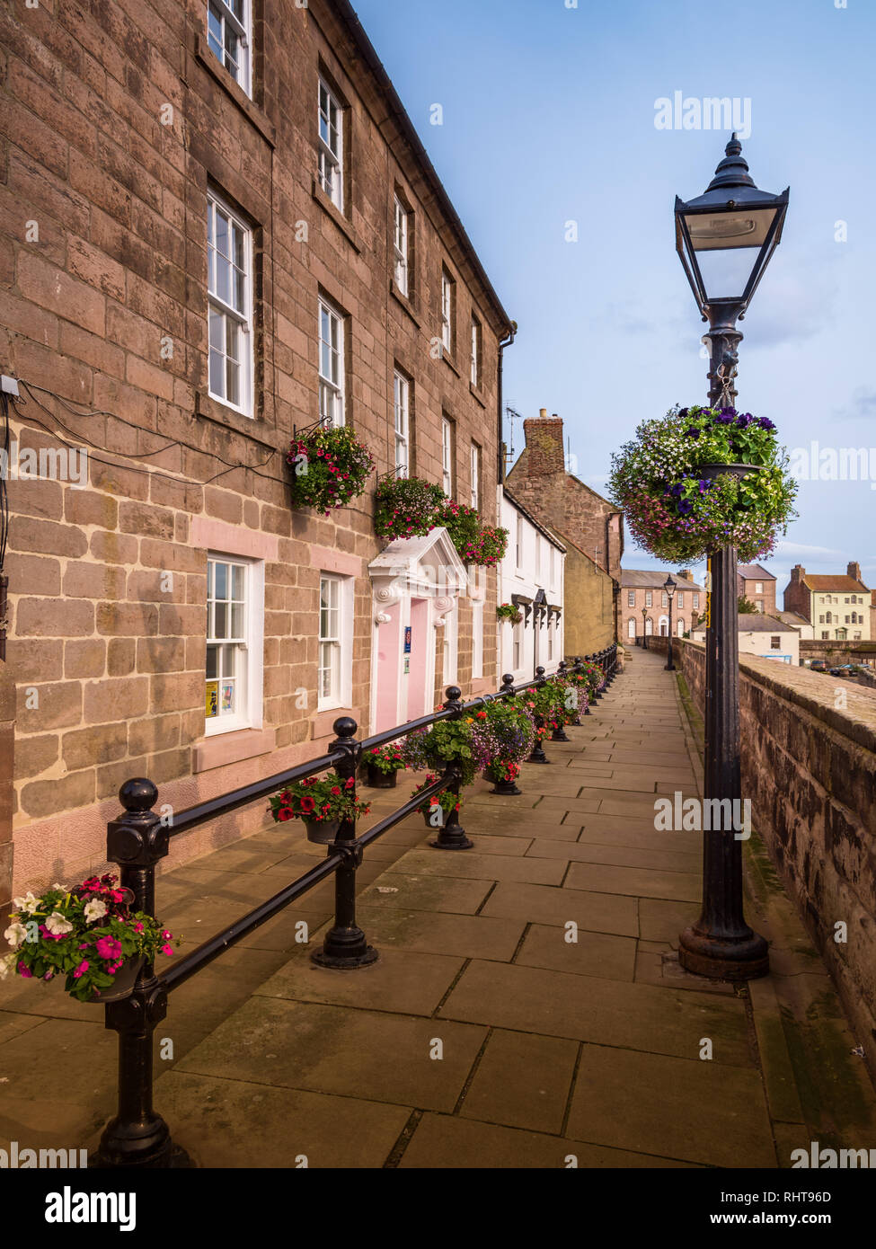Quay walls, Berwick upon Tweed, Northumberland, UK Stock Photo
