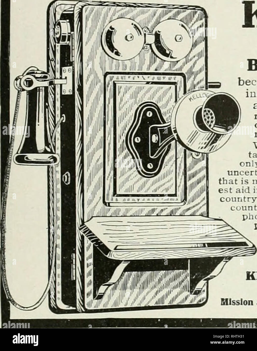 Kellogg telephone hires stock photography and images Alamy