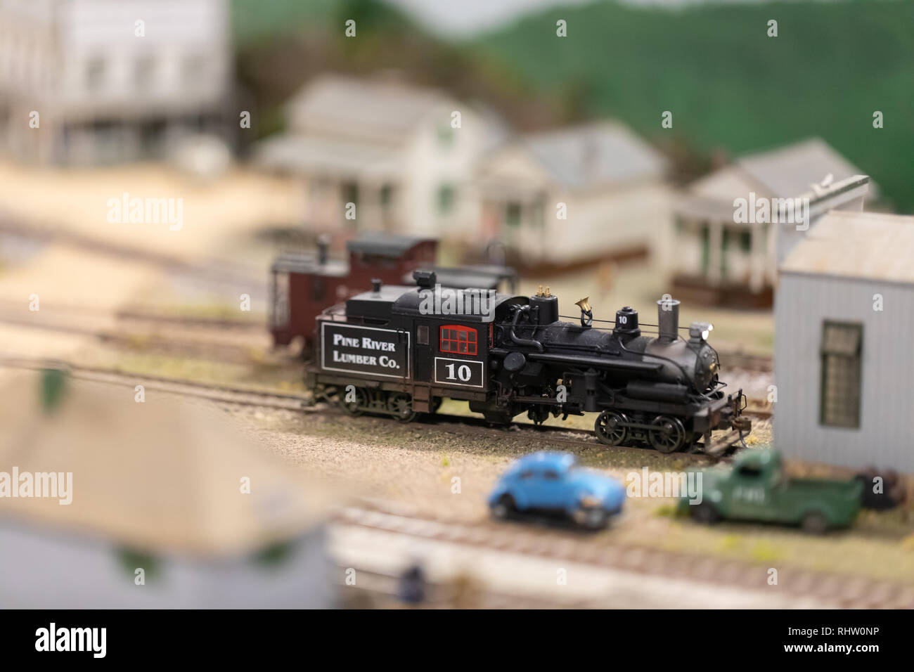 Indianapolis, Indiana, USA February 3, 2019 The Great Train Show, Train Models, railroads and