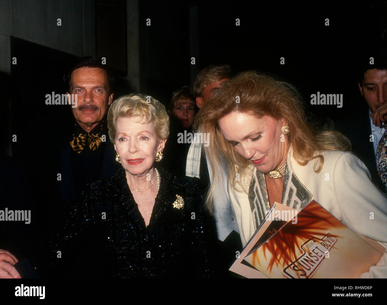 CENTURY CITY, CA DECEMBER 9 Actress Lana Turner and daughter Cheryl Crane attend the opening