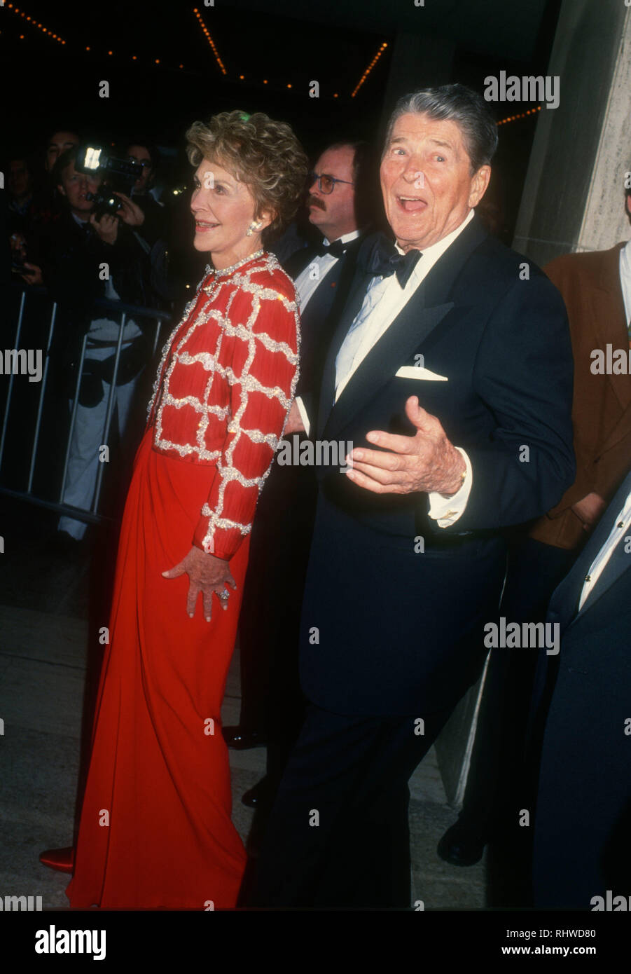 CENTURY CITY, CA - DECEMBER 9: Former First Lady Nancy Reagan and ...