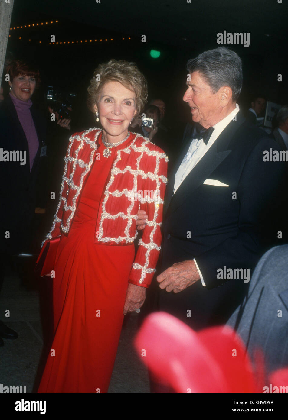 CENTURY CITY, CA - DECEMBER 9: Former First Lady Nancy Reagan and ...
