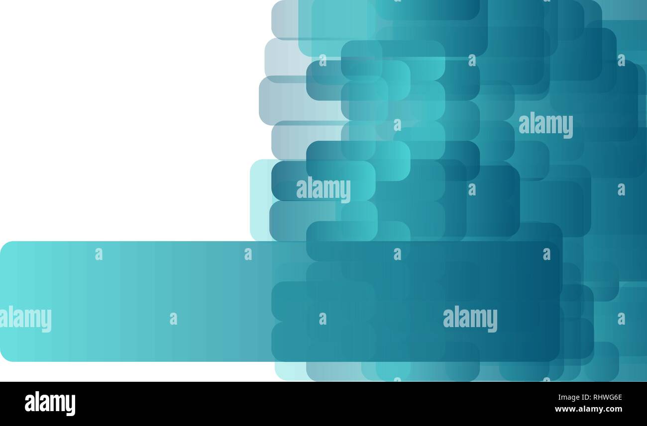 Gradient transparent blank composition, clean geometric vector graphic Stock Vector