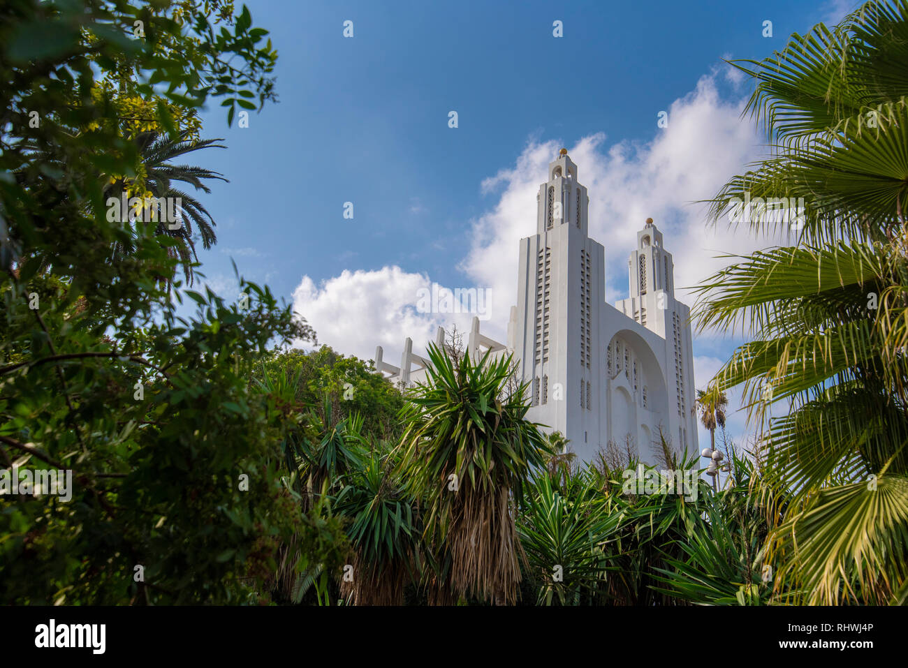 The former Catholic Church of the Sacred Heart of Jesus in Casablanca, Morocco, built in 1930