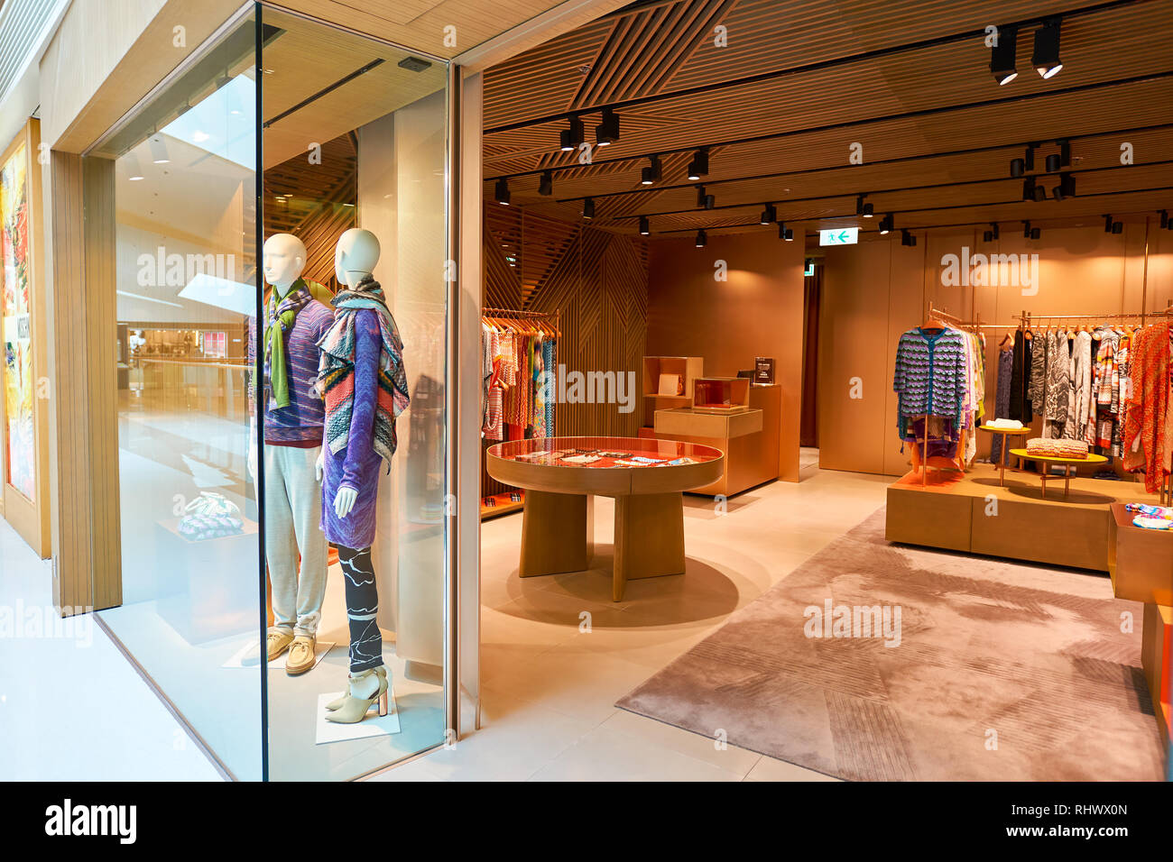 Hong Kong January 26 2016 Entryway Of Missoni Store At