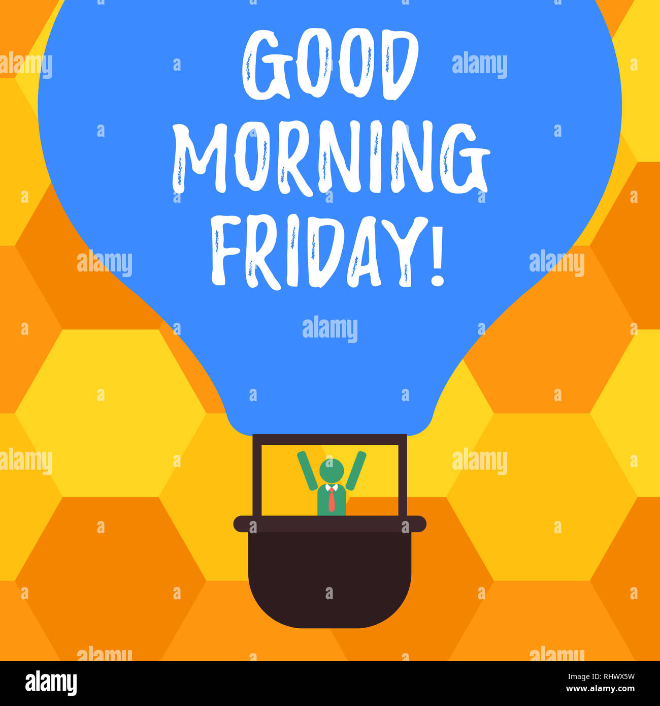 Handwriting Text Good Morning Friday Concept Meaning Greeting