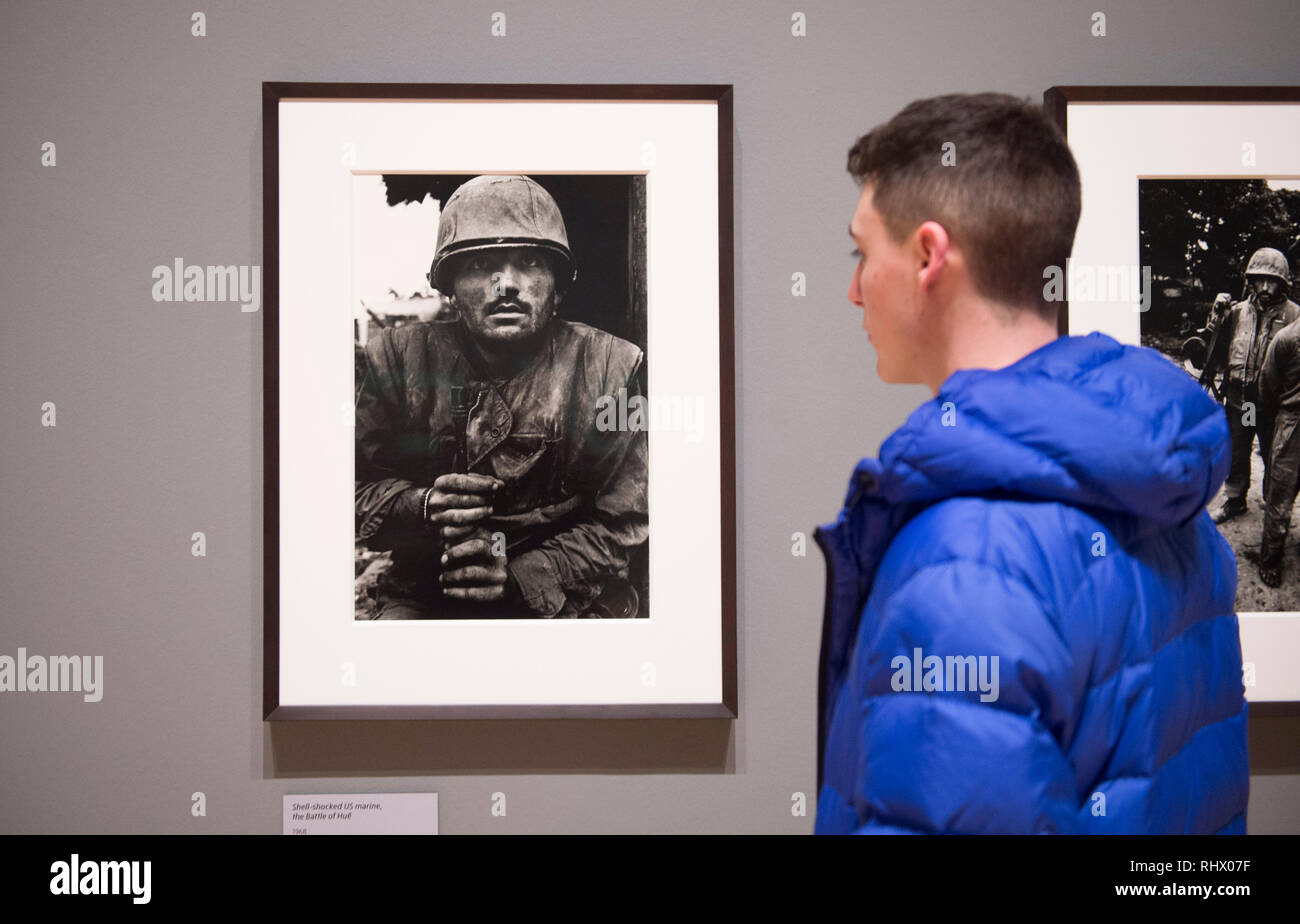 Don McCullin, Shell Shocked Marine, Vietnam, Hue