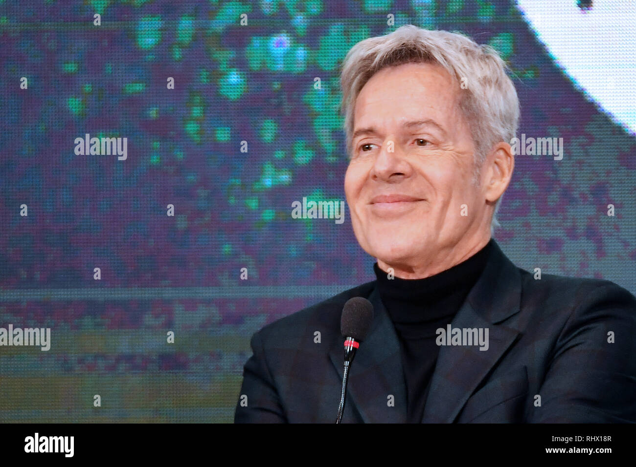 Gian Mattia D'Alberto / lapresse 04-02-2019 Sanremo IM Spettacolo 69mo Festival della canzone italiana Conferenza stampa organizzazione nella foto: Claudio Baglioni Gian Mattia D'Alberto / lapresse 2019-02-04 Sanremo IM 69th Italian song festival Organization press conference in the photo: Claudio Baglioni Stock Photo