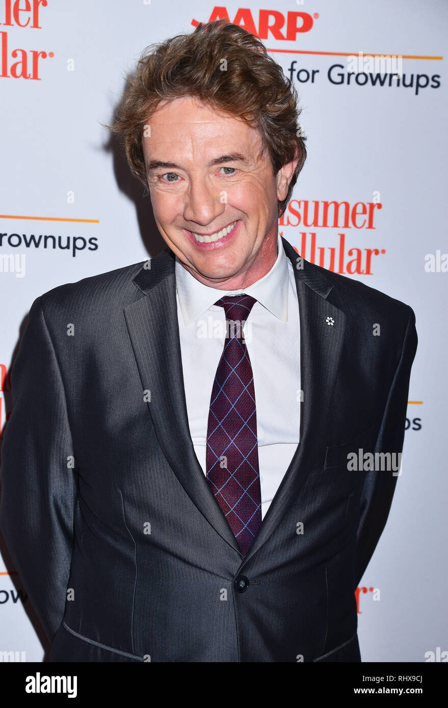 Los Angeles, USA. 04th Feb, 2019. Martin Short 004 attends the 18th Annual  AARP The Magazine's Movies For Grownups Awards at the Beverly Wilshire Four  Seasons Hotel on February 04, 2019 in