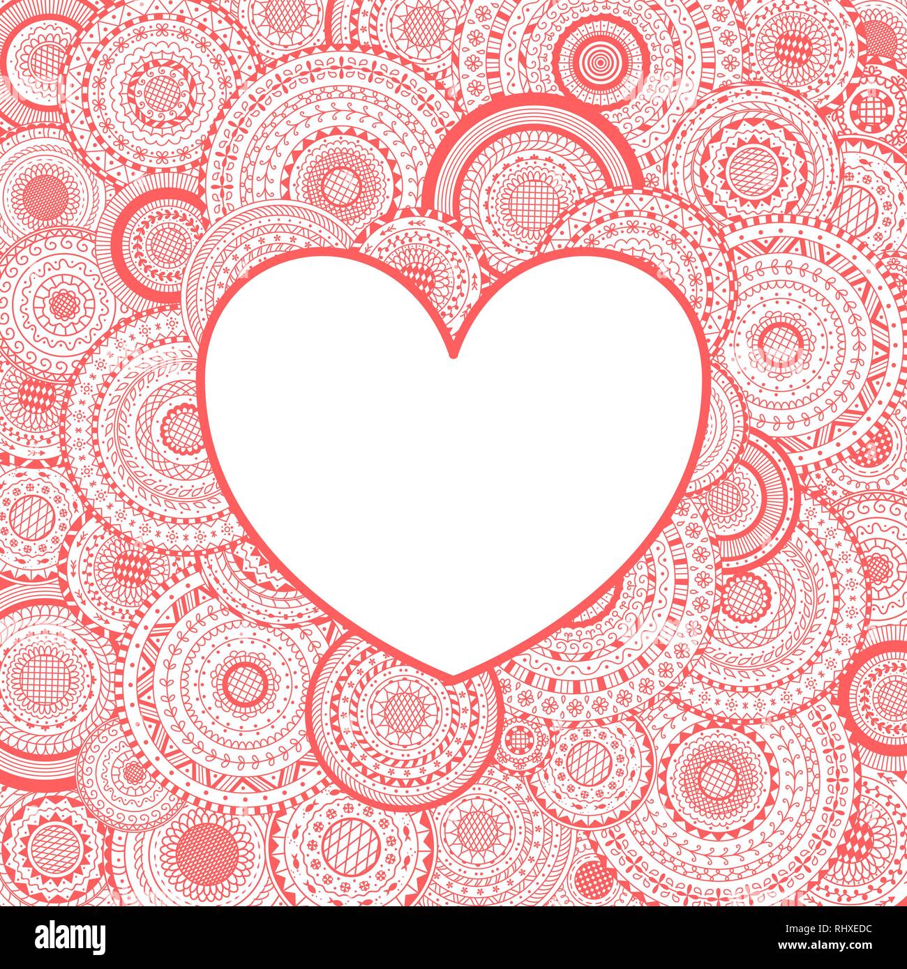 Heart Vector Frame