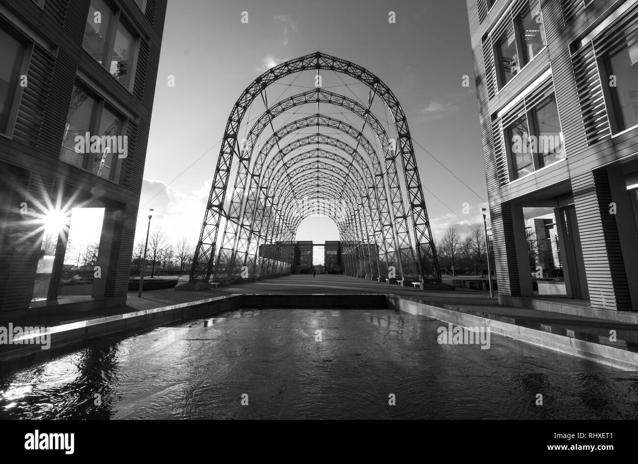 Portable airship hangar, built in 1912 on the original Farnborough