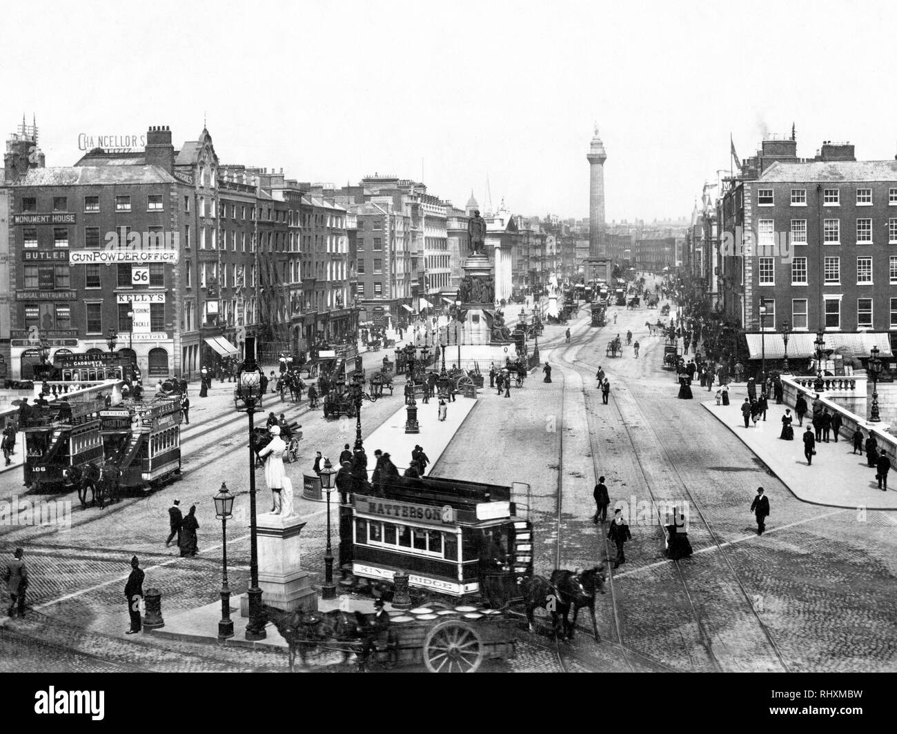 Sackville Street, Dublin, Ireland Stock Photo Alamy