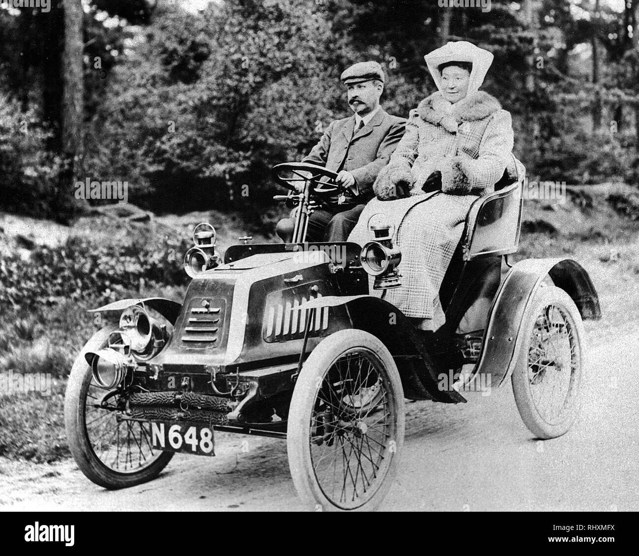 Louis vuitton vintage car in hi-res stock photography and images