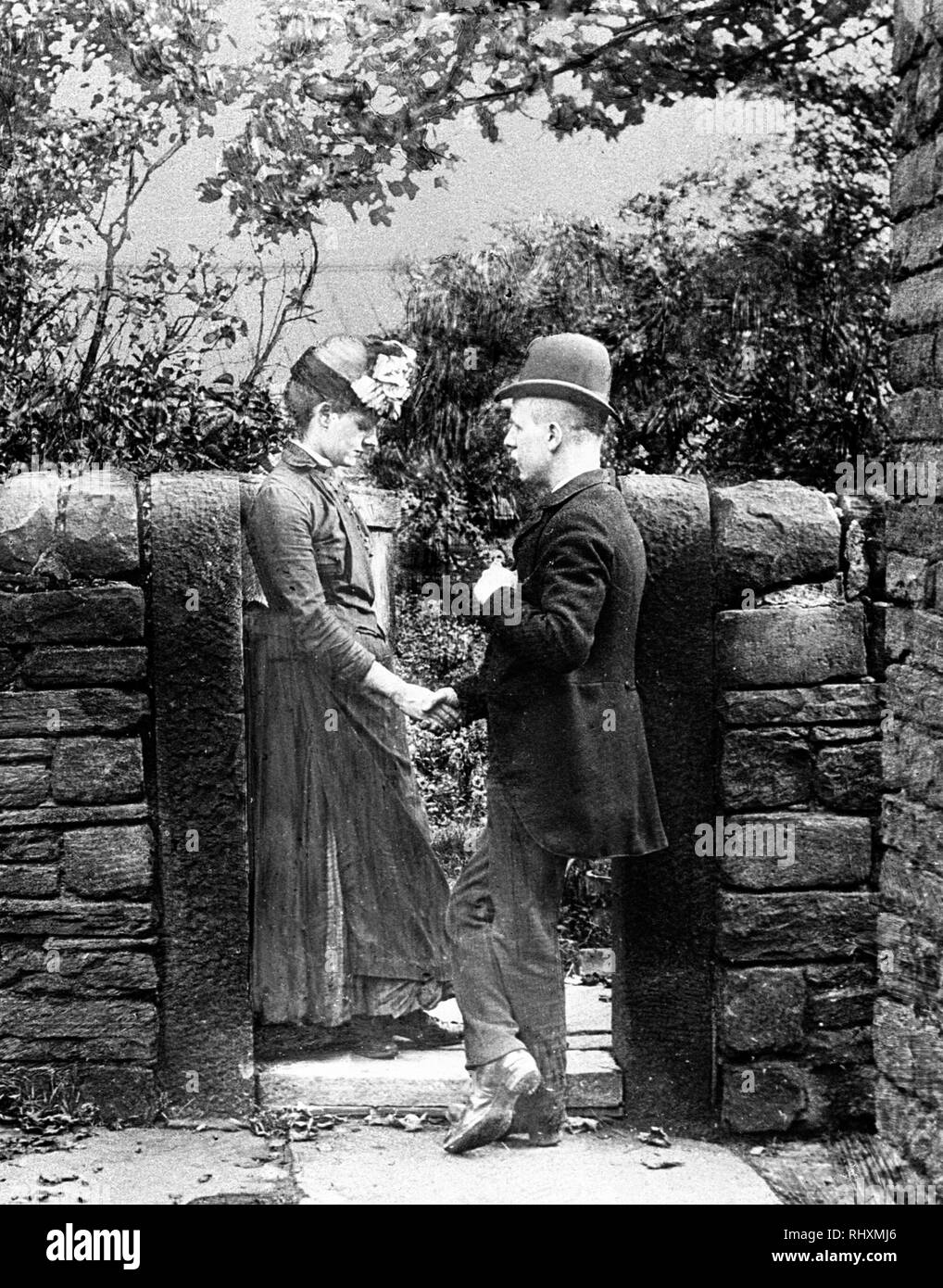 Victorian romance hi-res stock photography and images - Alamy