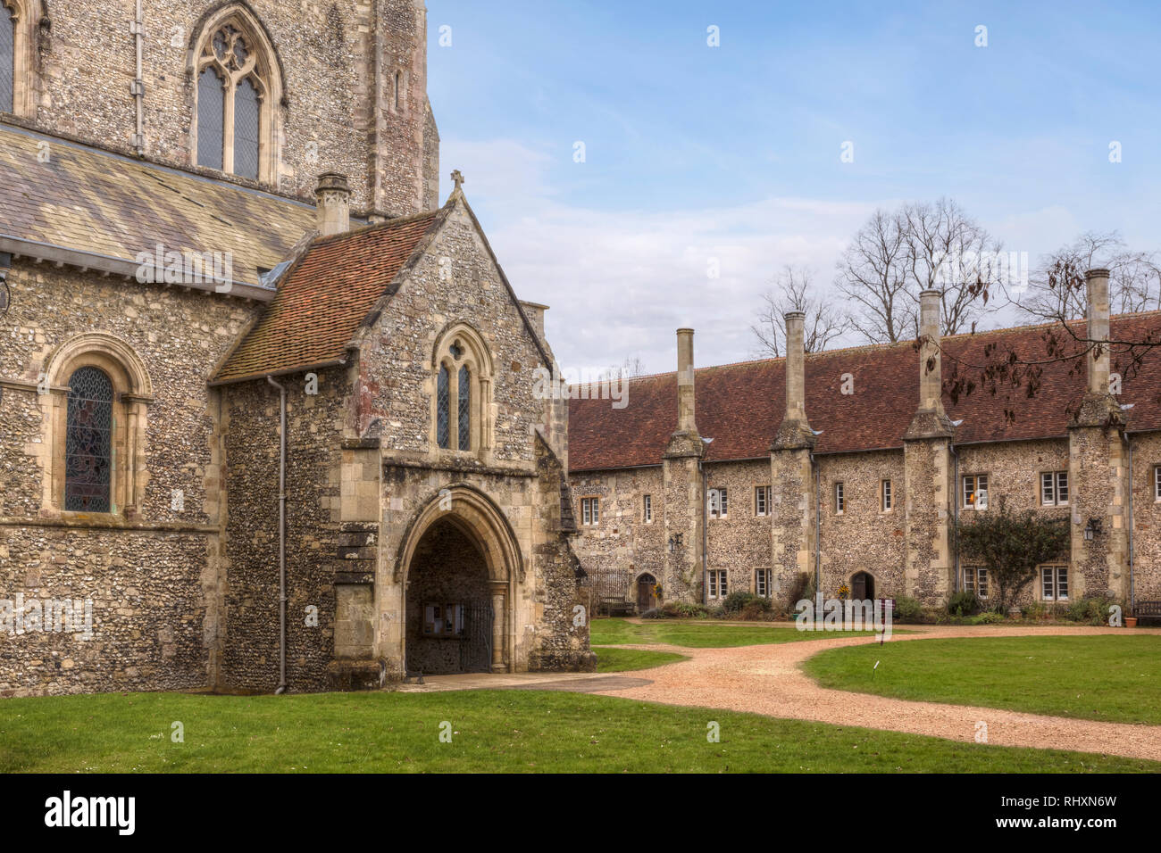 Hospital of St Cross, Winchester, Hampshire, England, United Kingdom