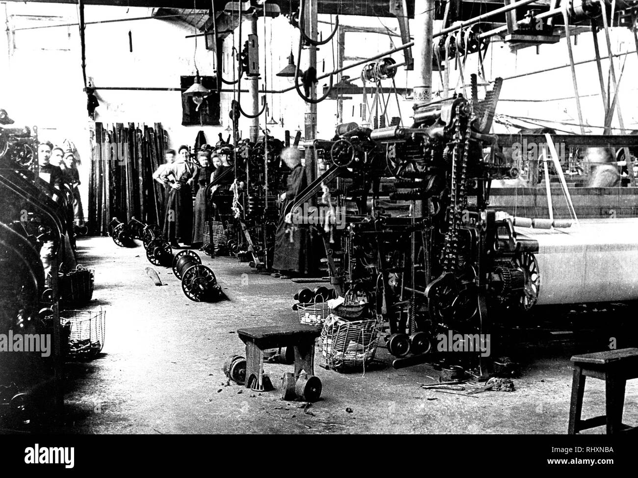 Victorian mill workers hires stock photography and images Alamy