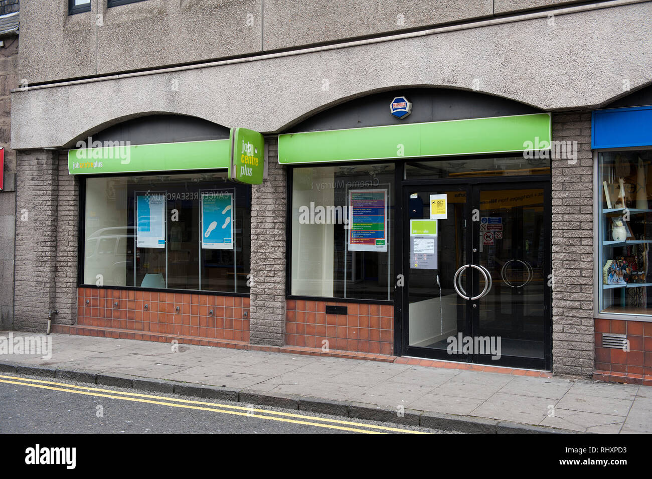 Job Centre Plus, Union Street, Aberdeen, Scotland. Lenny Warren