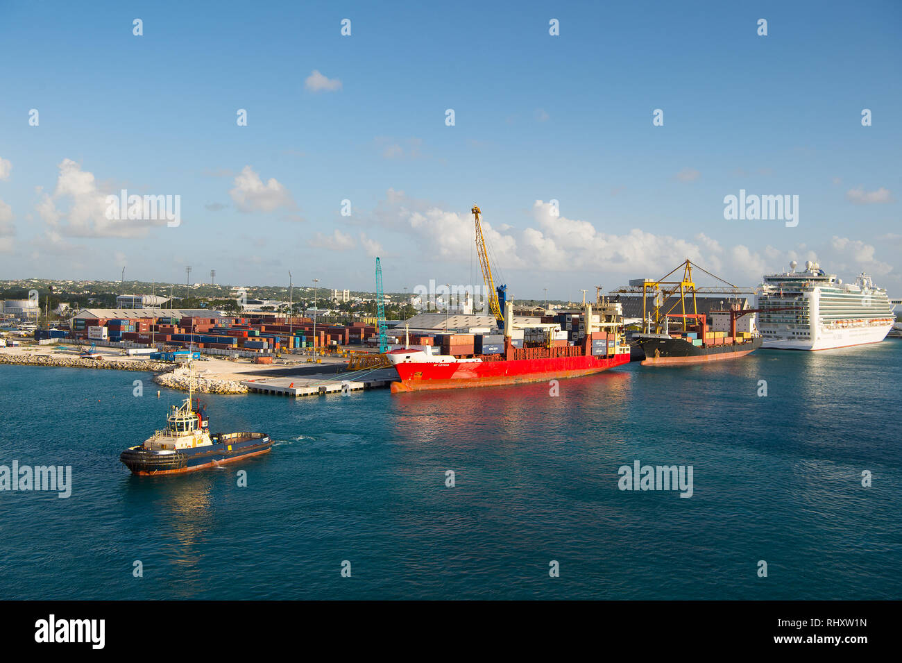 Bridgetown Barbados December 12 2015 Sea Port Ships