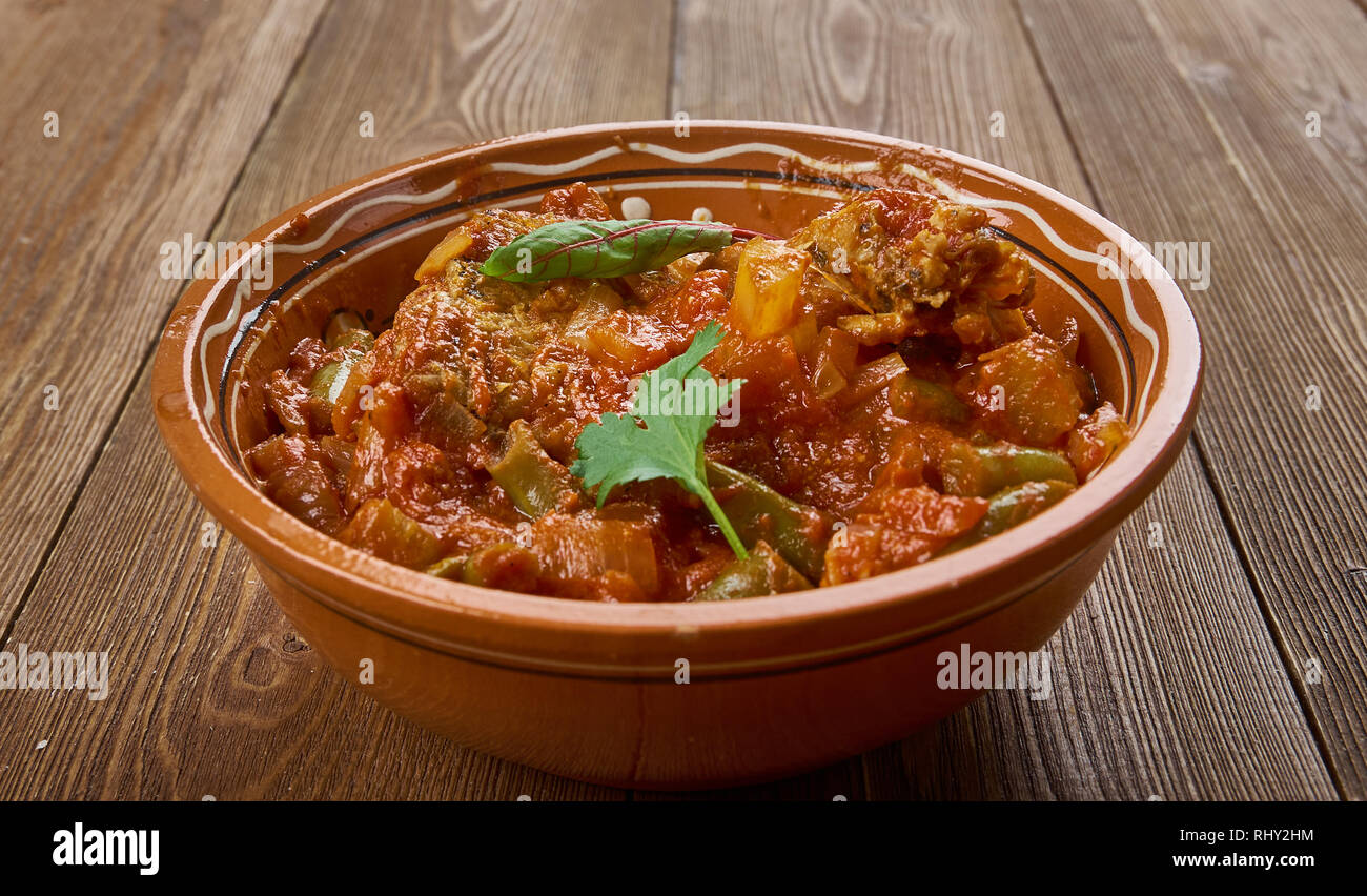 Curry Scrumptious Makhmali Chicken - Makhmali Murgh Stock Photo