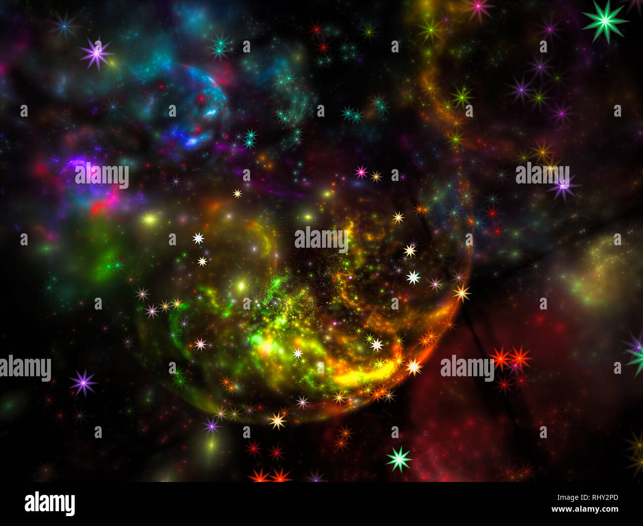 Abstract nebula hi-res stock photography and images - Alamy