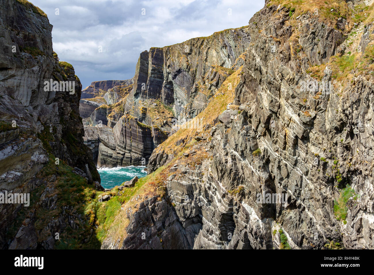Mizen Head Cliffs, County Cork, Ireland Stock Photo