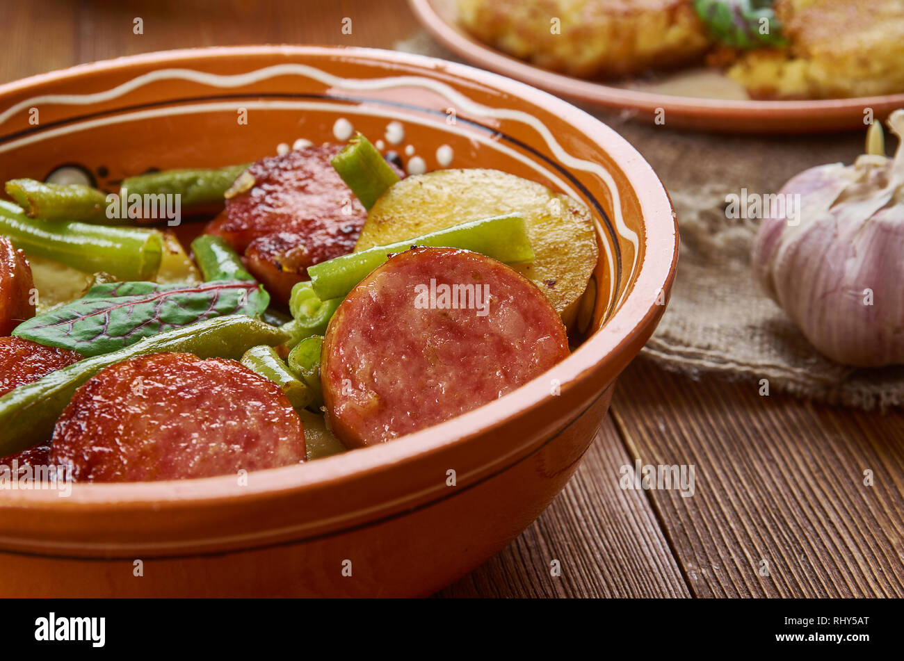 Kielbasa Green Bean and Potato Casserole, Sausage Potato Casserole