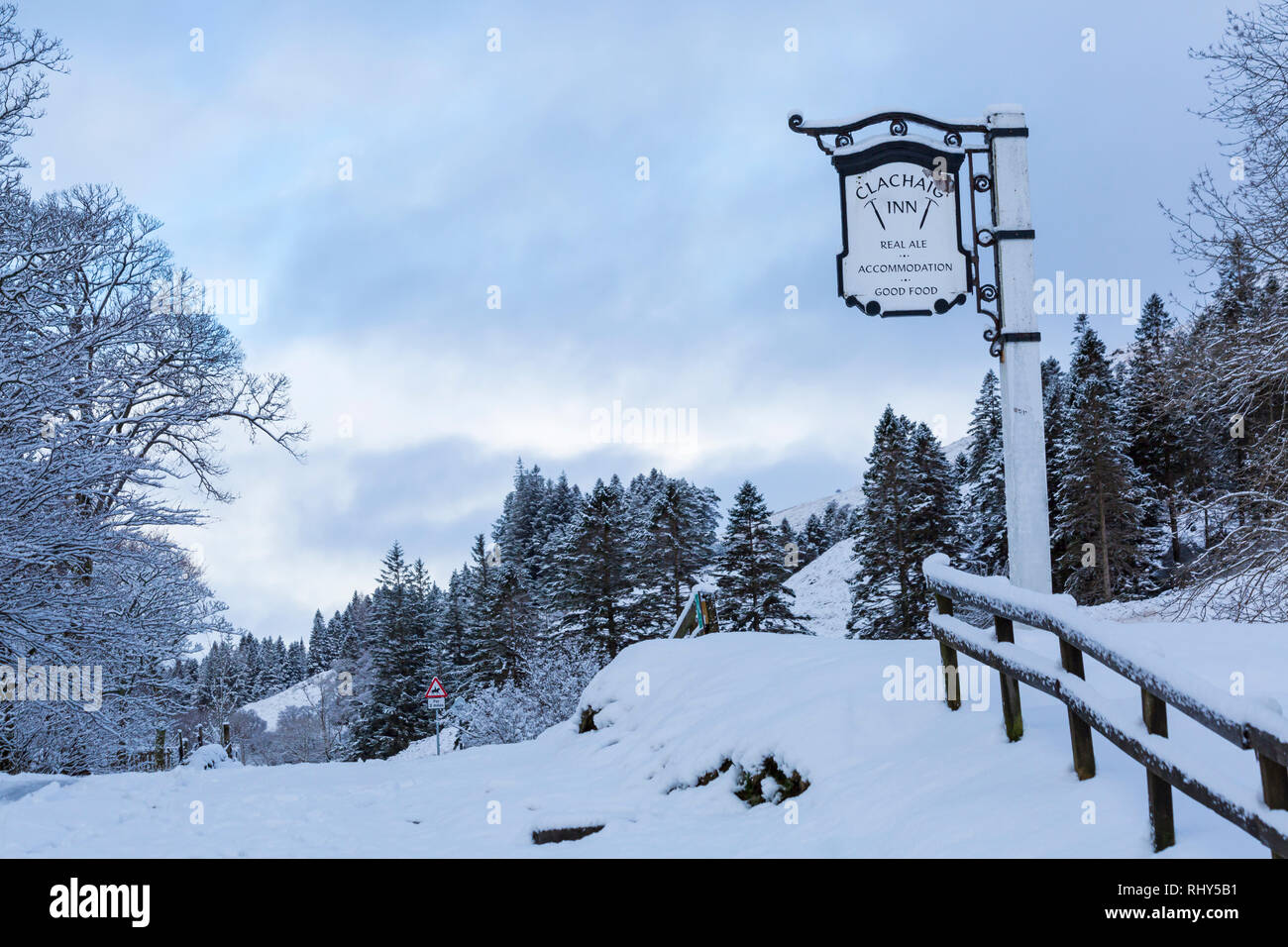 Sign for clachaig inn hires stock photography and images Alamy