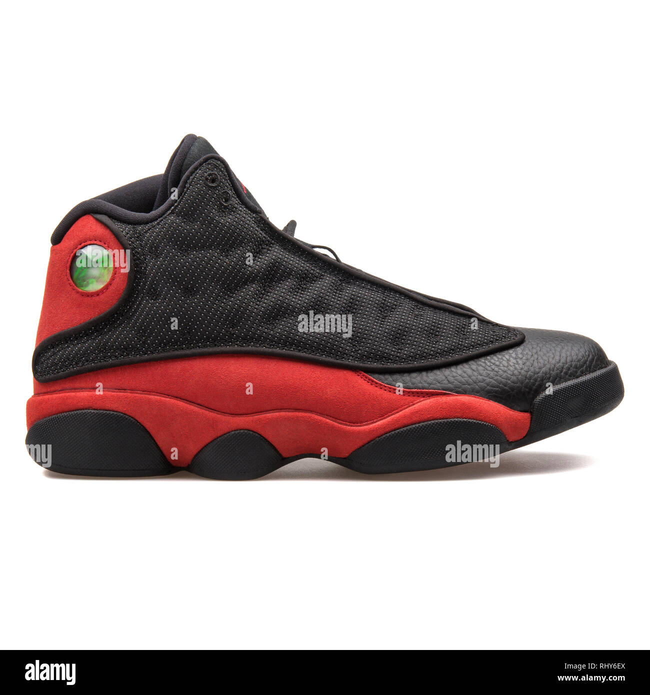 Black and red air jordan sneaker Cut Out Stock Images & Pictures - Alamy