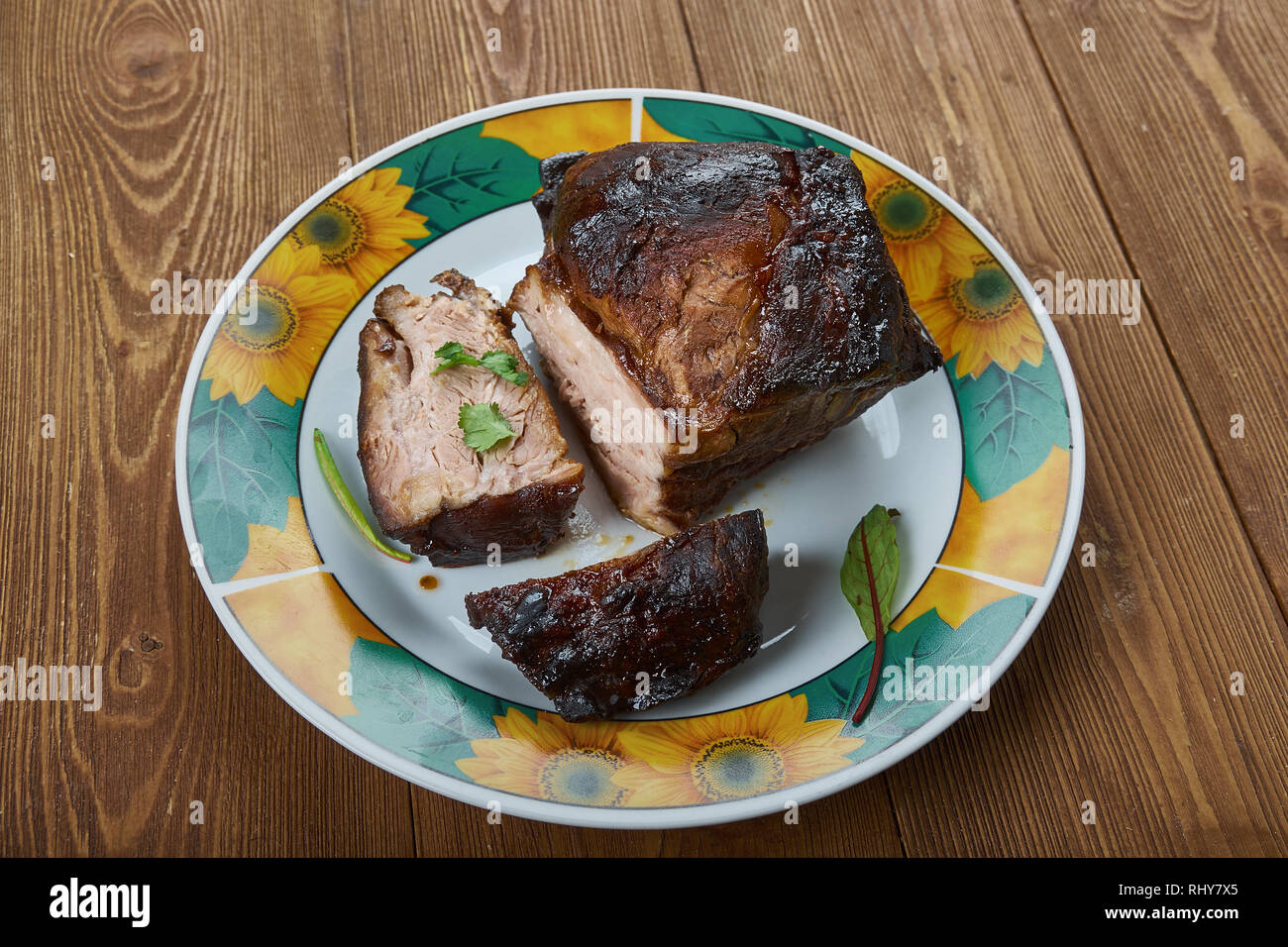 Cuban Pork Shoulder, traditional Christmas meal in Cuban households